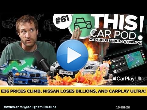 Is Nissan Failing? Crazy M3 Result! New CarPlay Coming! THIS CAR POD! EP61
