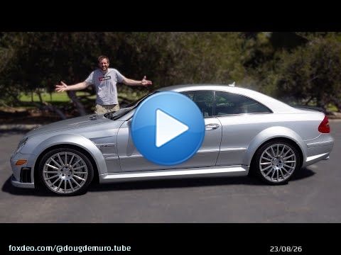 The Mercedes-Benz CLK63 AMG Black Series Is a German Muscle Car