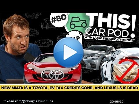 The Next Miata Might Be a Toyota? EV Tax Credits are Gone! The Lexus LS Is Dead! THIS CAR POD! EP80
