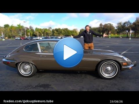The Jaguar E-Type V12 Is an Icon With a Monster Engine