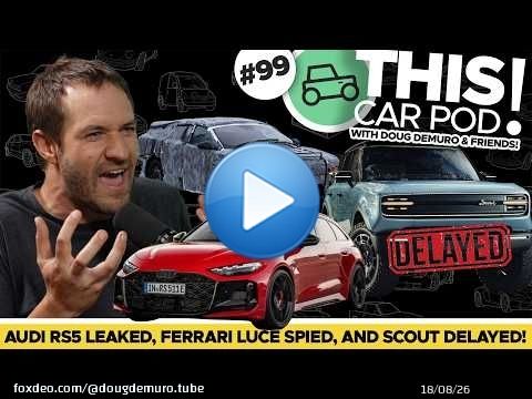 Audi RS5 Wagon Leaked! Ugly Ferrari Luce EV Spied, Will Scout Make it to Market? THIS CAR POD! EP99