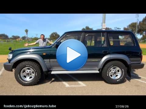 The 80-Series Toyota Land Cruiser Is a Beloved SUV That Does it All