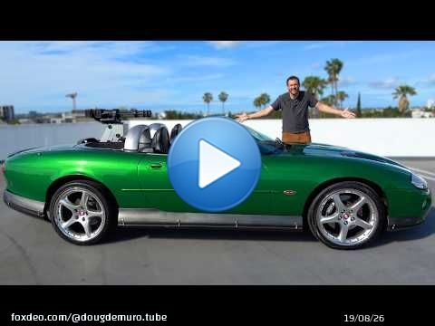 This Jaguar XKR Is a Crazy James Bond Movie Hero Car