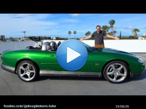 This Jaguar XKR Is a Crazy James Bond Movie Hero Car