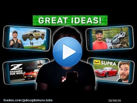 Car YouTuber Stuff I Wish I Had Done