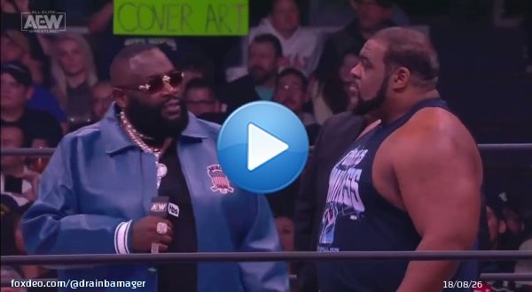 Rick Ross said... YOU A BIG MOTHAFUCKA.  Make this man a permanent AEW character right now.