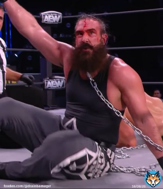 I just realised that both Brodie Lee and Jay Briscoe's final big matches were Dog Collar matches.  They're sure having a slobberknocker up there.