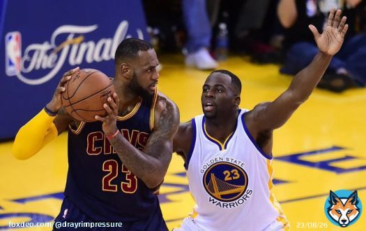 LeBron James is now 0-3 against Draymond Green in game 5s