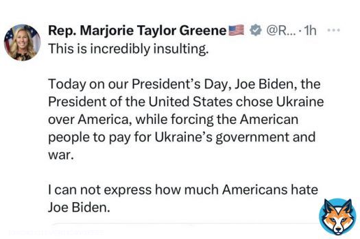 Greene: Joe Biden insulted Americans by traveling to Ukraine on President&rsquo;s Day. At least, when Republicans took their secret, unauthorized trip to Russia in 2018, they avoided holidays. They went on July 4th weekend, which had no meaning or significance to anyone in America.