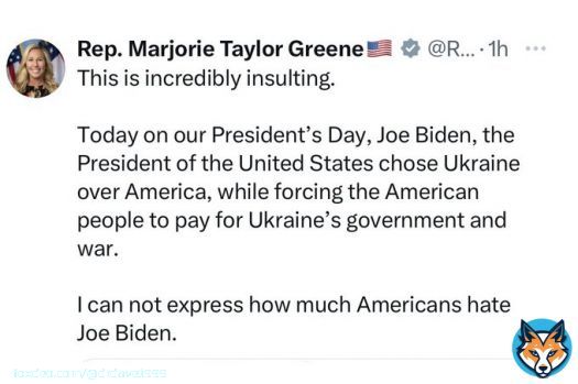 Greene: Joe Biden insulted Americans by traveling to Ukraine on President&rsquo;s Day. At least, when Republicans took their secret, unauthorized trip to Russia in 2018, they avoided holidays. They went on July 4th weekend, which had no meaning or significance to anyone in America.