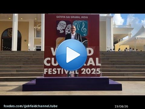 Dr M. FAID II Interview on the 'One world one family' experience: the spread of peace in the world