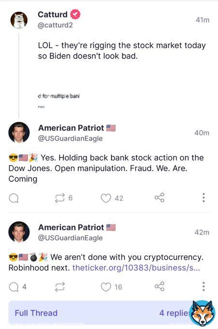 STOCK MARKET MANIPULATION AS USUAL   CRYPTO AND ROBINHOOD IN THE CROSS HAIRS AS WELL