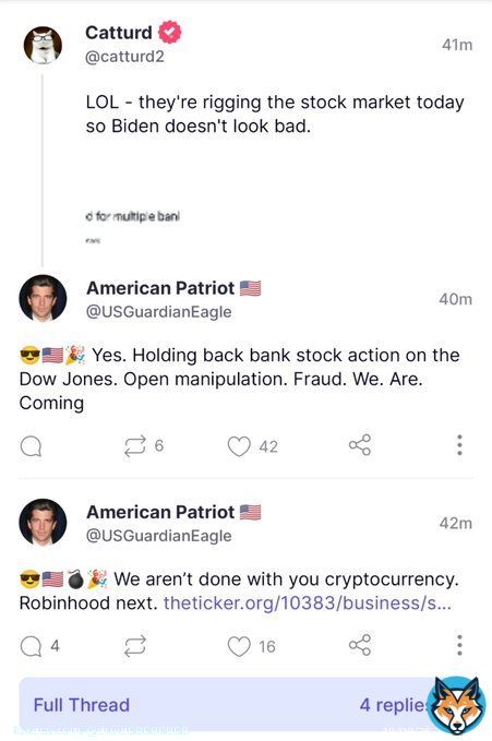 STOCK MARKET MANIPULATION AS USUAL   CRYPTO AND ROBINHOOD IN THE CROSS HAIRS AS WELL