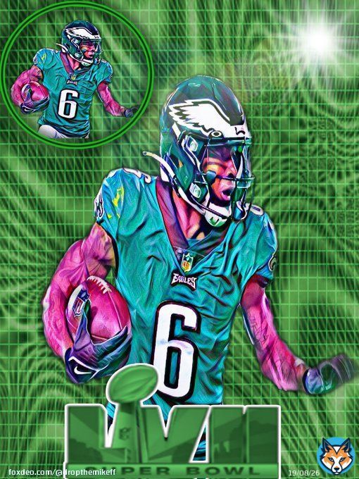 Catch or no catch DeVonta Smith helped The Eagles to the Super Bowl!What will he do in the Big Game??#SuperBowlLVII #FlyEaglesFly #NFLPlayoffs #NFL #NFLTwitter #FantasyFootball #devontasmith @Eagles @MyFantasyLeague