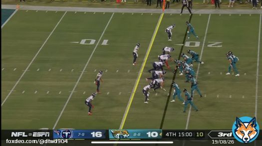 It&rsquo;s so crazy how different the cameras and broadcasts are across the NFL.  Jaguars vs Titans on ESPN week 18 looked and sounded so much more crisp  and vibrant than Jaguars vs. Chargers in the Wild Card on NBC.  The Teal popped out a lot more on ESPN too.