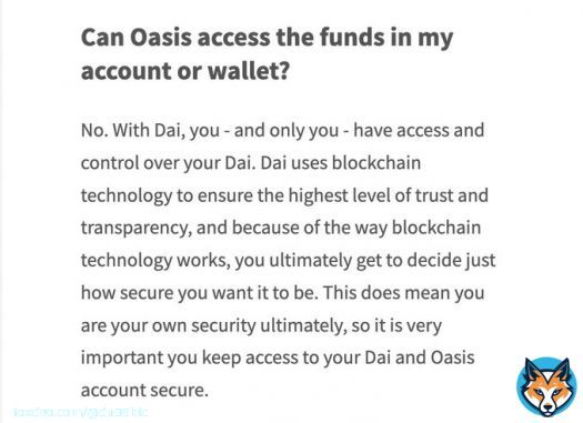#MakerDAO / #Oasis / #DAI just confirmed they can confiscate your tokens if a third party so decides.  This is the end of DAI in my book. Was a good try.  No one can take your #Bitcoin from your wallet even if a court says so.  Sound money should be above the state. DAI isn&rsquo;t.