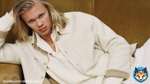 Breaking News: Haaland didn't travel to London with his teammates, he went for a modelling job in Norway.