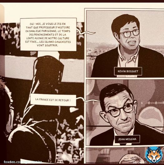Je dois bien admettre que cette caricature de moi-même présente dans la BD Elyzée de Farid Boudjellal et @durpaire m’a bien fait marrer. Comme quoi l’humour est tellement universel qu’il réussit souvent l’exploit de transcender les clivages politiques !