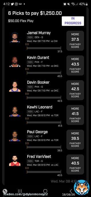 Its been such a great month and year so far! In honor of that, I want to do a giveaway! 2 for 1. If either of these #PrizePicksNBA FS slips go 6/6 I will give $100 out! If they both hit ill give $200 out. Like, RT, and tag to enter!!! #Giveaways #DFS#Prizepicks #GamblingTwitter
