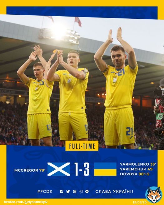 \ud83c\uddfa\ud83c\udde6 Збірна України перемагає Шотландію і виходить у фінал плей-офф відбору на ЧС-2022  \ud83d\udc4f \ud83d\udc4f \ud83d\udc4f