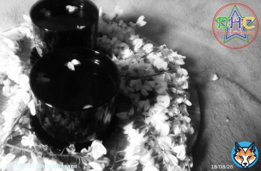 There is nothing better than drinking tea from young petals together at the beginning of summer!  Just stop and look around.  Relax and get back to work with new energy!..  #чай #лето #tea #summer #petals #acacia #jasmine #break #bw #wb #photography #photo #黒白 #黒 #白 #お茶