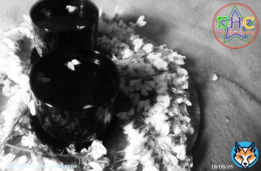 There is nothing better than drinking tea from young petals together at the beginning of summer!  Just stop and look around.  Relax and get back to work with new energy!..  #чай #лето #tea #summer #petals #acacia #jasmine #break #bw #wb #photography #photo #黒白 #黒 #白 #お茶