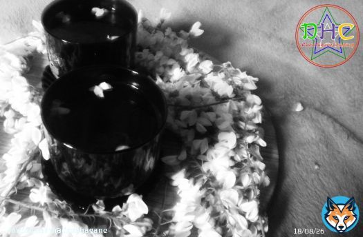 There is nothing better than drinking tea from young petals together at the beginning of summer!  Just stop and look around.  Relax and get back to work with new energy!..  #чай #лето #tea #summer #petals #acacia #jasmine #break #bw #wb #photography #photo #黒白 #黒 #白 #お茶