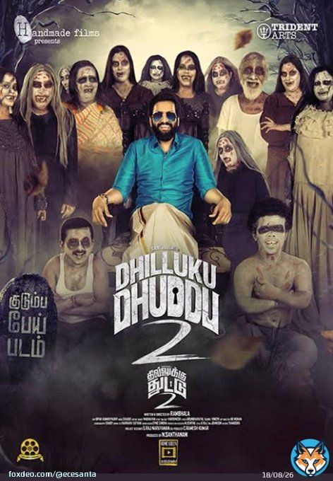 On this Day 2 Year ago, #DhillukuDhuddu2  got Released ! Two year passed out the Dhilliluku Dhuddu 2 film !   @iamsanthanam   #DhillukuDhuddu2 #2YearsOfSuperHitDD2 #Santhanam