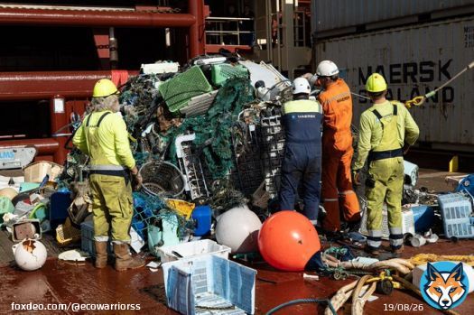 More than 90% of identifiable trash in North Pacific Garbage Patch comes from just six countries  Japan at <br>33. 6%. China was next at <br>32. 3% followed by South Korea at <br>9. 9%. Next on the list was the U.S. at <br>6. 5%, Taiwan at <br>5. 6% and Canada at <br>4. 7%.