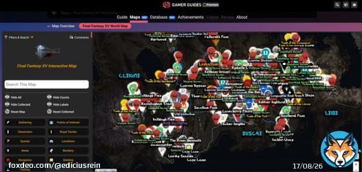 If you&rsquo;re replaying #FFXV whilst waiting for #FFXVI to launch in a couple months, then @GamerGuides has an interactive map covering all Treasure Spots, Enemies, Hunts and more!    #PS5 #Xbox #Steam #FinalFantasy #FINALFANTASYXV