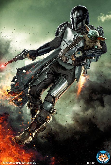 The Mandalorian Season 3 Textless Poster  #TheMandalorian #StarWars #TheMandalorianSeason3 #Grogu #ThisIsTheWay #DisneyPlus #Disney