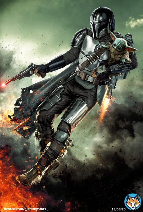 The Mandalorian Season 3 Textless Poster  #TheMandalorian #StarWars #TheMandalorianSeason3 #Grogu #ThisIsTheWay #DisneyPlus #Disney