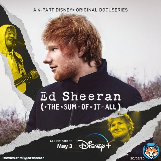 Very excited to share this. Ed Sheeran The Sum Of It All, is a 4-part original documentary series coming to @DisneyPlus on 3rd May. Save the date