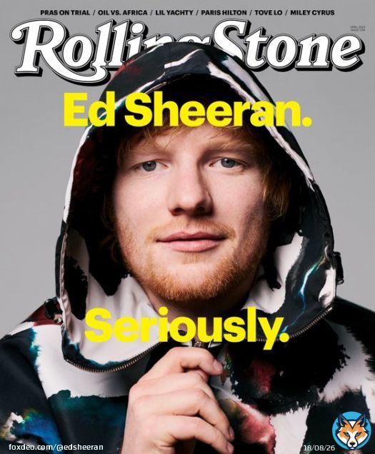 Ed on the worldwide cover of @RollingStone
