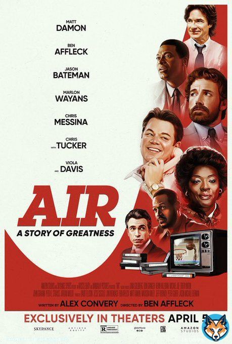 I&rsquo;ve just watched AIR and it was great! Highly recommended. #airmovie