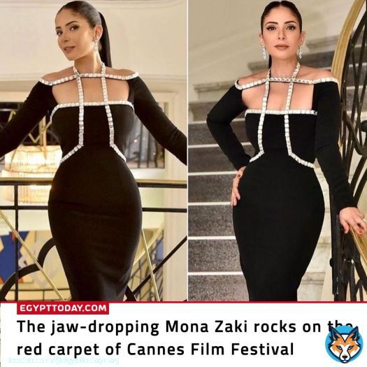 The jaw-dropping Mona Zaki rocks on the red carpet of Cannes Film Festival.  #Cannes2022 #Cannes #CannesFilmFestival #Cannes75 @monazaki  | #مصر #منى_زكي