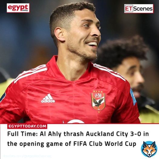 Full Time: Al Ahly thrash Auckland City 3-0 in the opening game of FIFA Club World Cup   Al Ahly&rsquo;s three goals came through Hussien El Shahat, Mohamed Sherif and Percy Tau  #Egypt #AlAhly #FIFAClubWorldCup | #مصر #الأهلي #كأس_العالم_للأندية #كأس_العالم #حسين_الشحات #محمد_شريف