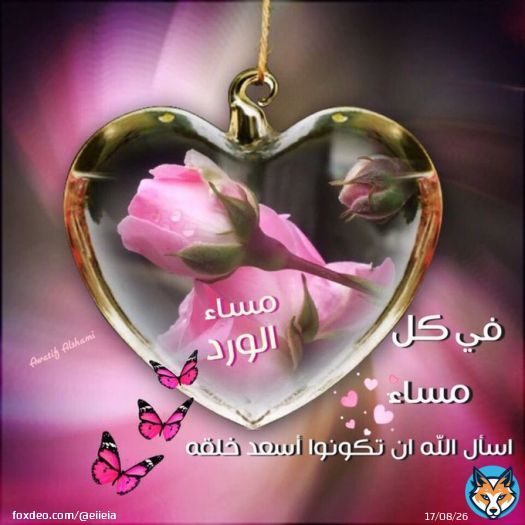 اللهُم مسآء لا يمسنا فيه سوء,  مسآء مبشر بكل شيء جميل'   .  .  .#مساءالخيررر  #مساءالورد