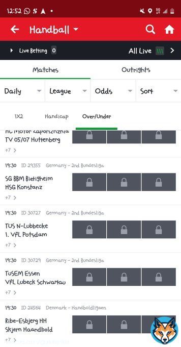 So Handball overs is not back ?  See millions...  2nd Bundesliga