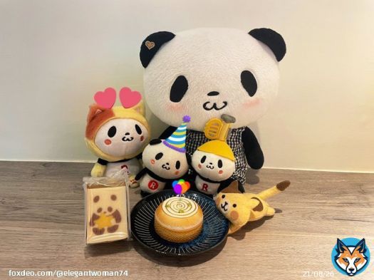 小パンダ、ハッピーバースデー