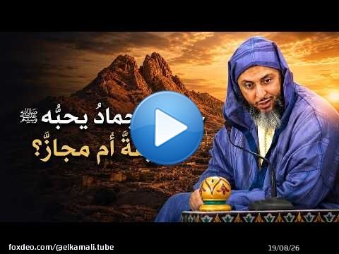هل حُبّ جبل أُحد للنبي ﷺ حقيقة أم مجاز؟ تفصيل الشيخ سعيد الكملي