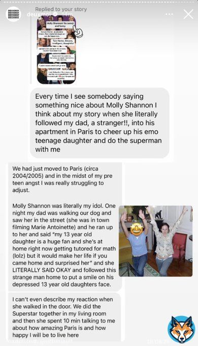 this story on @deuxmoiworld about molly shannon has already made my year tbh