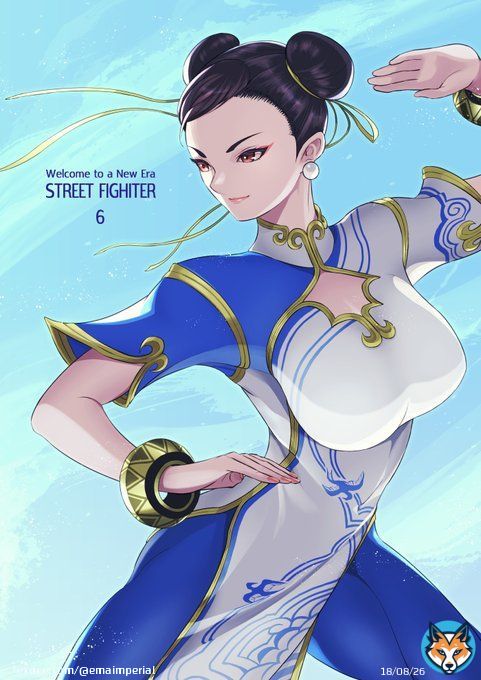 春麗描きました～ストリートファイター6発売おめでとうございます！ #StreetFighter6 #SF6 #スト6