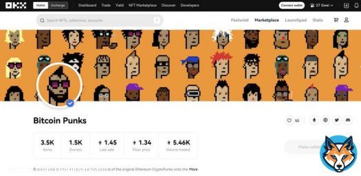 Global cryptocurrency exchange @okx has officially listed @Bitcoin_Punks_ on their @okxweb3 NFT Marketplace utilizing @EmblemVault.  GM and happy Monday