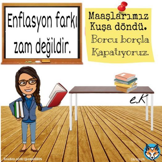 GE&Ccedil;İNEMİYORUZ dedik.. MUTSUZUZ dedik. Umarız y&uuml;z&uuml;m&uuml;z&uuml; g&uuml;ld&uuml;recek bir iyileştirme uygulanır. Şunu da unutmayınız: ENFLASYON FARKI ZAM DEĞİLDİR #MaasAzDertCok