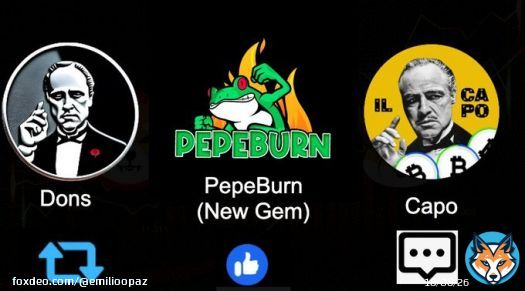 i heard that #DONS and #CAPO investors are moving to #PEPEBURN . is that true?  $dons RT @PepeBurnproject  Like $capo Comment  #SIMPSONSINU #BabyDogeCoin #FLOKI #Bitcoin #Crypto #memecoins