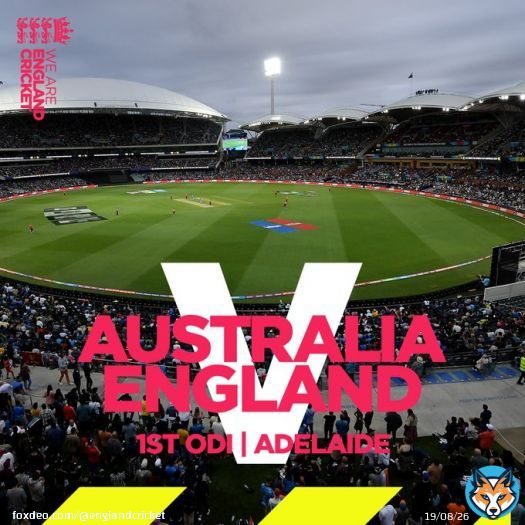 Our world champions are back in action     03:20 GMT  Adelaide Oval  @btsportcricket   @bbctms     #AUSvENG