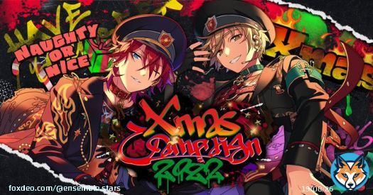 (1/2)【お知らせ】  12月10日 15時〜 クリスマスキャンペーン 開催決定！  今年のクリスマスは最高にHOT 『あんスタ！！』でしか過ごせない火傷するようなクリスマスをお届けします\u266a ぜひお楽しみに  特設サイト 本日オープン   #あんスタ