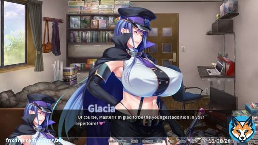 The secret&rsquo;s out!  I make my hentai game VO debut as the villainess Glacia in &ldquo; Wonder Waifu: Ero- Hero NTR&rdquo;  by @CherryKissGames and it&rsquo;s out right now for you to play on steam!