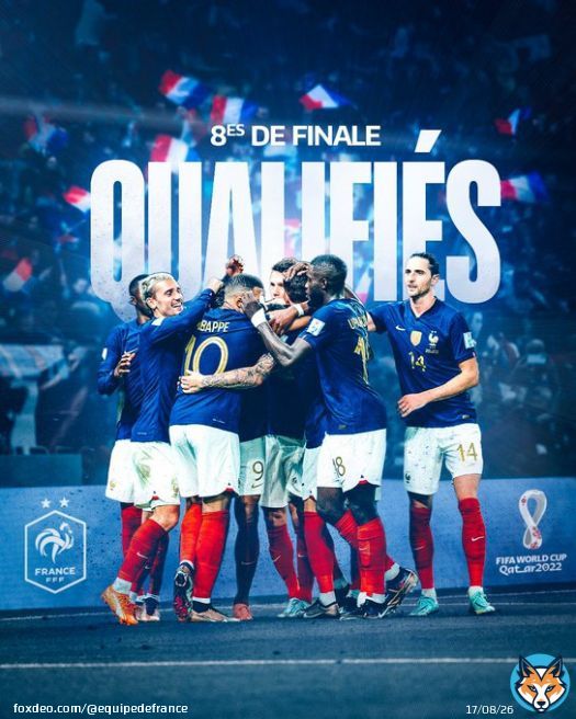 ????????????????????????????????????   Direction les es de finale de la Coupe du Monde    #FiersdetreBleus  #FRADAN